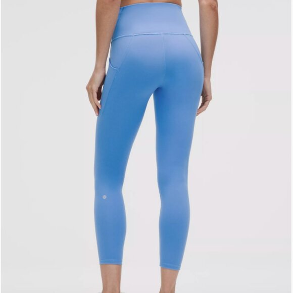 Lululemon Wunder Train High-Rise Tight with Pockets 25" Pool Party - Picture 2 of 10